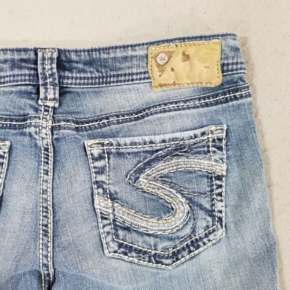 Silver Jeans Women's Boot Cut Light Blue - Picture 9 of 15